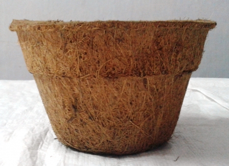 6" coir pot
